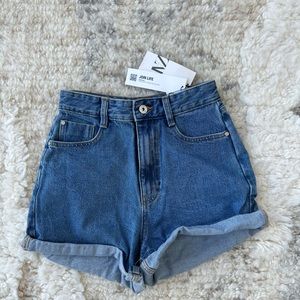 New with tag Zara mom short size 34
